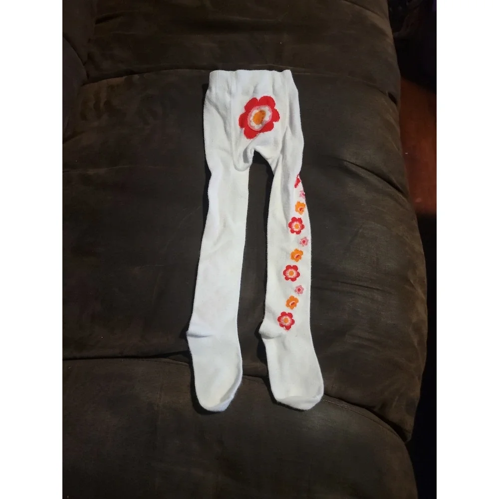 Gymboree smart little lady floral‎ tights size 2t 3t